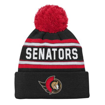 Ottawa Senators detská zimná čiapka 3Rd Jersey Jacquard Cuff Pom