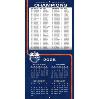 Edmonton Oilers kalendár 2026 Wall