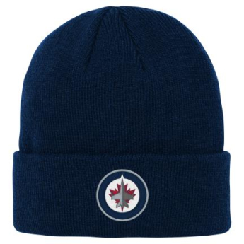 Winnipeg Jets detská zimná čiapka Cuffed Knit navy