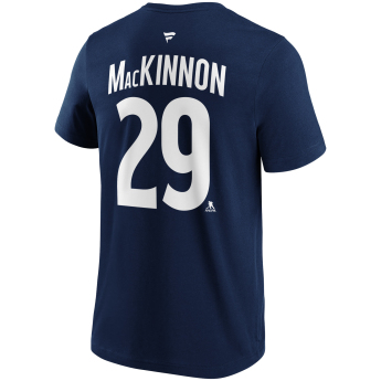 Colorado Avalanche pánske tričko Nathan MacKinnon #29 iconic name & number graphic