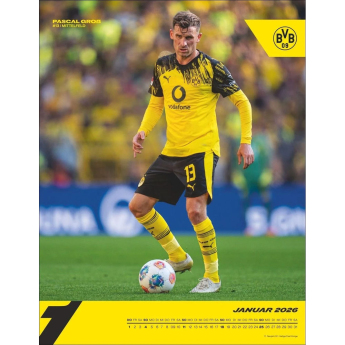 Borussia Dortmund kalendár 2026 Wall