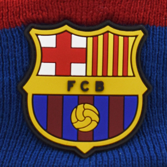 FC Barcelona detská zimná čiapka Christmas