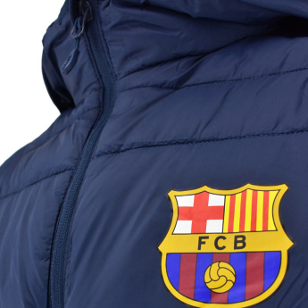 FC Barcelona pánska zimná bunda Padded navy