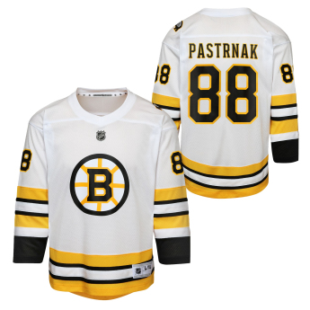 Boston Bruins detský hokejový dres David Pastrnak Replica White