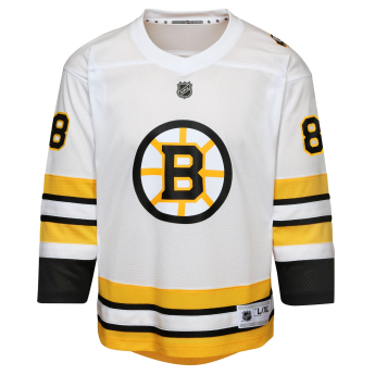 Boston Bruins detský hokejový dres David Pastrnak Replica White