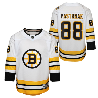 Boston Bruins detský hokejový dres David Pastrnak Premier White