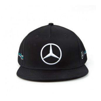 Mercedes AMG Petronas čiapka flat šiltovka Brim black Lewis Hamilton Team F1 2017
