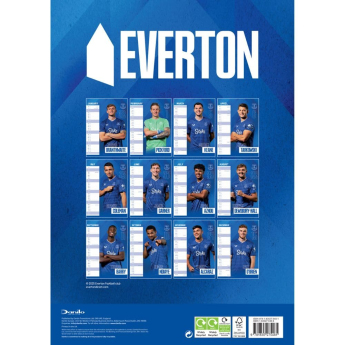 FC Everton kalendár 2026