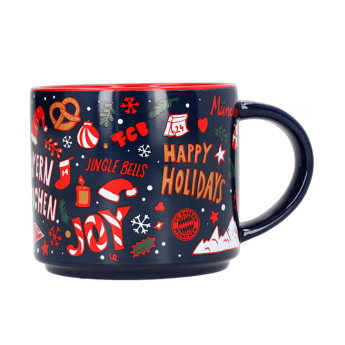 Bayern Mníchov hrnček Christmas navy
