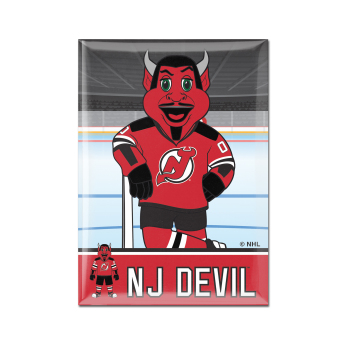 New Jersey Devils magnetka Metal Mascot