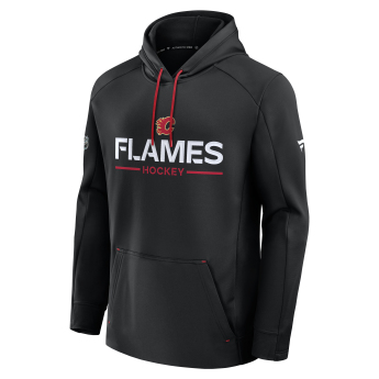 Calgary Flames pánska mikina s kapucňou Authentic Pro Rink Poly Fleece POH