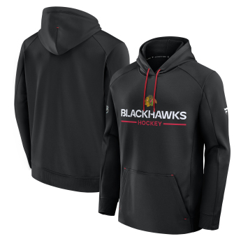 Chicago Blackhawks pánska mikina s kapucňou Authentic Pro Rink Poly Fleece POH