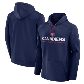 Montreal Canadiens pánska mikina s kapucňou Authentic Pro Rink Poly Fleece POH