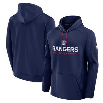 New York Rangers pánska mikina s kapucňou Authentic Pro Rink Poly Fleece POH
