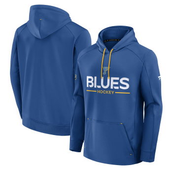 St. Louis Blues pánska mikina s kapucňou Authentic Pro Rink Poly Fleece POH