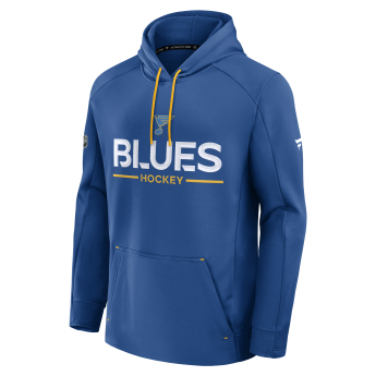 St. Louis Blues pánska mikina s kapucňou Authentic Pro Rink Poly Fleece POH