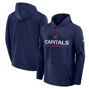 Washington Capitals pánska mikina s kapucňou Authentic Pro Rink Poly Fleece POH