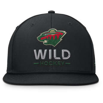 Minnesota Wild čiapka flat šiltovka Authentic Pro A/Cap Flat Brim Square Visor Structured Adjustable