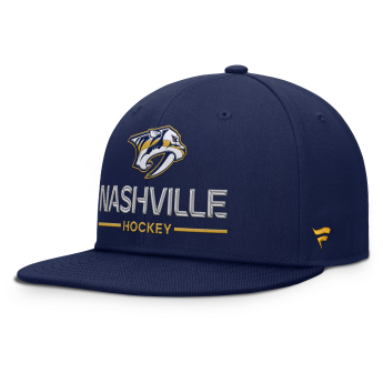 Nashville Predators čiapka flat šiltovka Authentic Pro A/Cap Flat Brim Square Visor Structured Adjustable