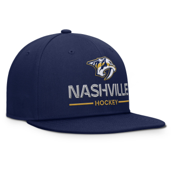 Nashville Predators čiapka flat šiltovka Authentic Pro A/Cap Flat Brim Square Visor Structured Adjustable