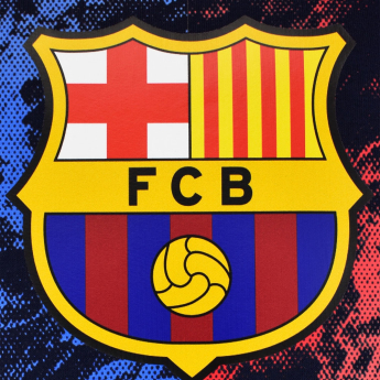 FC Barcelona detská mikina s kapucňou Marble