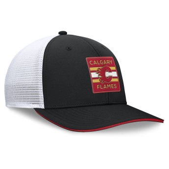 Calgary Flames čiapka baseballová šiltovka Authentic Pro A/Cap Structured Mid-Crown Adj