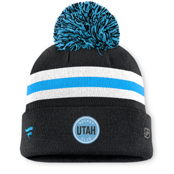 Utah Hockey Club dámska zimná čiapka Authentic Pro W/Cap Cuffed Pom Beanie