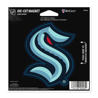 Seattle Kraken magnetka Die Cut