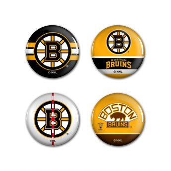 Boston Bruins odznak Button 4 Pack