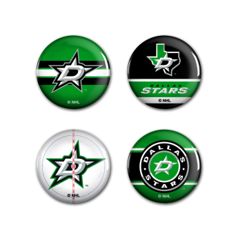 Dallas Stars odznak Button 4 Pack