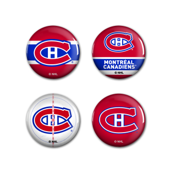 Montreal Canadiens odznak Button 4 Pack
