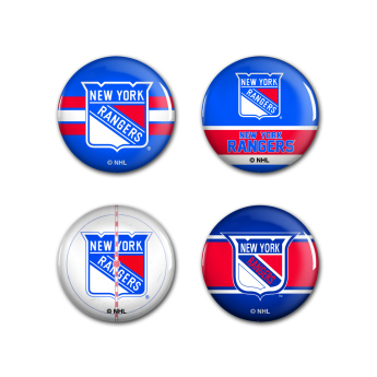 New York Rangers odznak Button 4 Pack