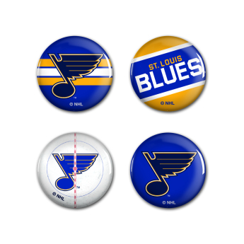 St. Louis Blues odznak Button 4 Pack