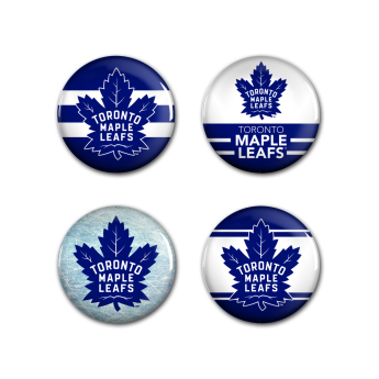 Toronto Maple Leafs odznak Button 4 Pack