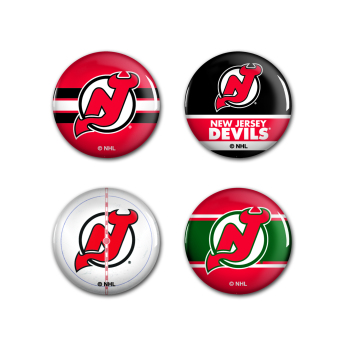 New Jersey Devils odznak Button 4 Pack