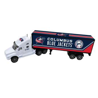Columbus Blue Jackets kamión 18-Wheeler Big Rig Truck White