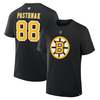 Boston Bruins detské tričko David Pastrňák Flat Alt.Captains N&N Tee