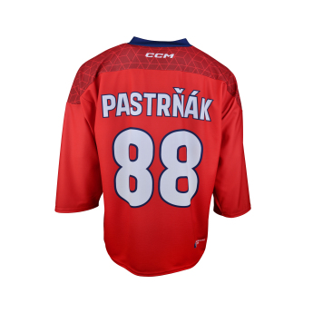Hokejové reprezentácie hokejový dres Czech republic David Pastrňák 2025/2026 CCM Fandres replica red
