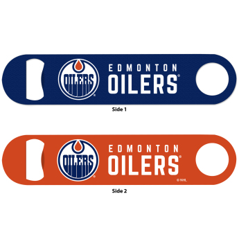 Edmonton Oilers otvárač Metal 2 Sided