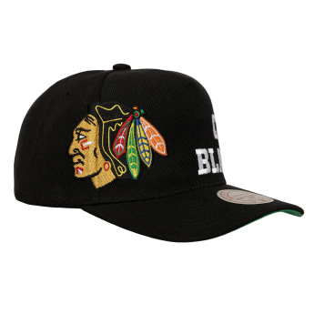 Chicago Blackhawks čiapka baseballová šiltovka Busted Pro Snapback black