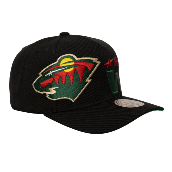 Minnesota Wild čiapka baseballová šiltovka Busted Pro Snapback black