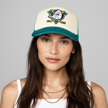 Anaheim Ducks čiapka baseballová šiltovka Vintage Block Trucker