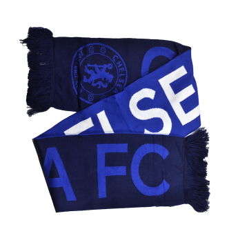 FC Chelsea zimný šál Reverse blue