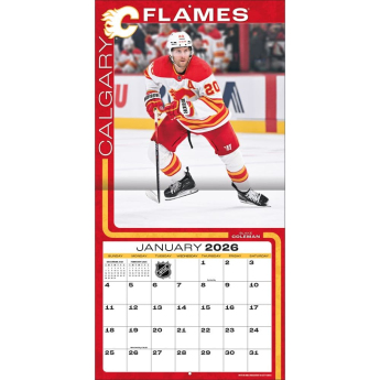 Calgary Flames kalendár 2026 Wall