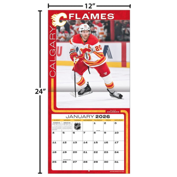 Calgary Flames kalendár 2026 Wall