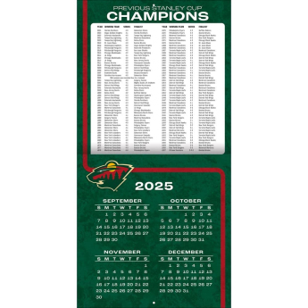 Minnesota Wild kalendár 2026 Wall