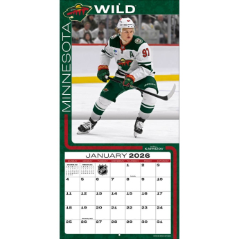 Minnesota Wild kalendár 2026 Wall