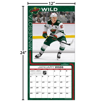 Minnesota Wild kalendár 2026 Wall