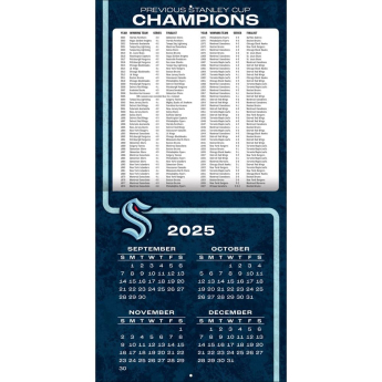 Seattle Kraken kalendár 2026 Wall