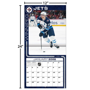 Winnipeg Jets kalendár 2026 Wall